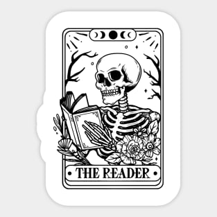 Reading | The reader tarot card| Funny reading tarot card Sticker